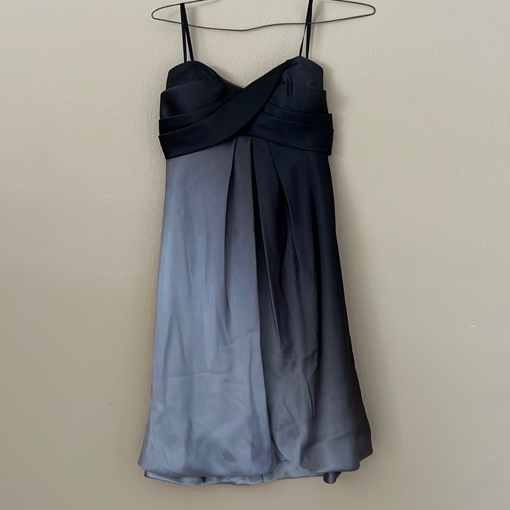 Xscape Strapless Gradient Mini Dress - image 1